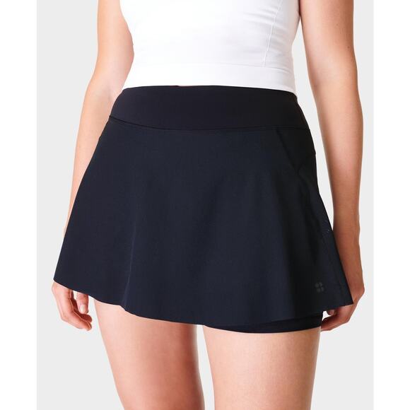Sweaty Betty Size 12 Black Swift Running Tennis Skort Skirt Athletic OS34-26 - Picture 1 of 7